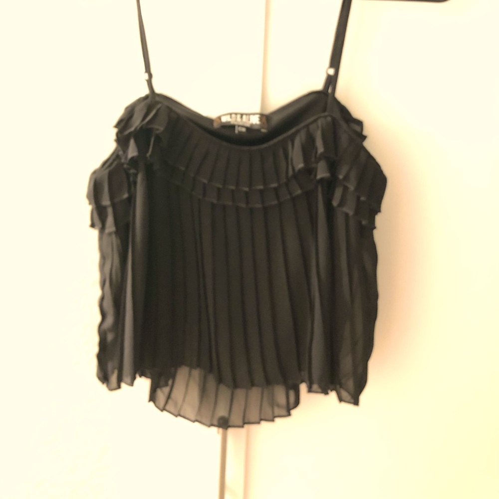 NWOT Wild & Alive black crop top, size XS